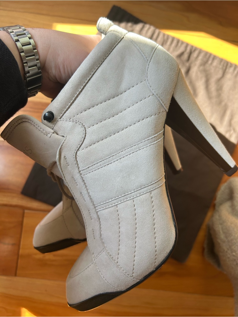 Tod’s Leather Lace-Up Ankle Boots - Picture 8 of 16